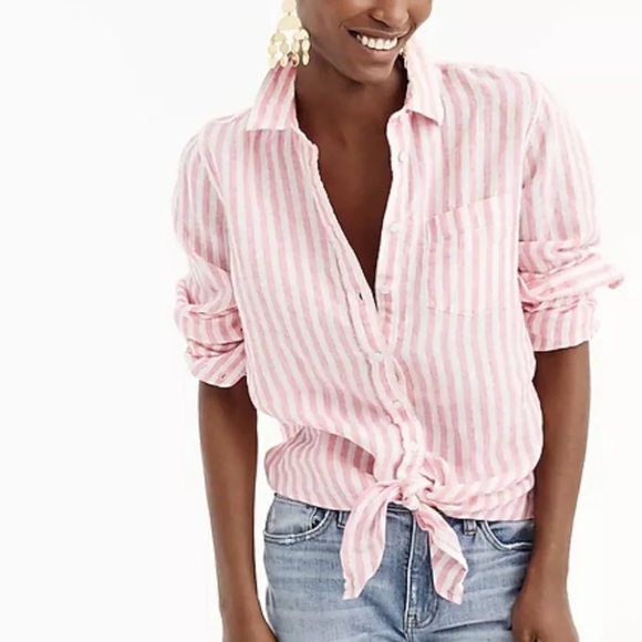 j. Society Tie Front Shirt